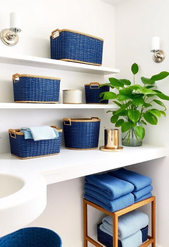 stylish indigo storage solutions