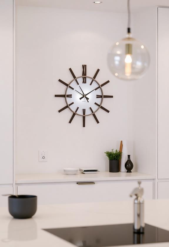 stylish timepiece home decor