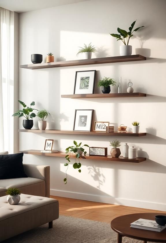 stylish wall mounted storage