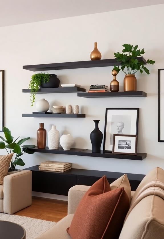 stylish wall mounted storage