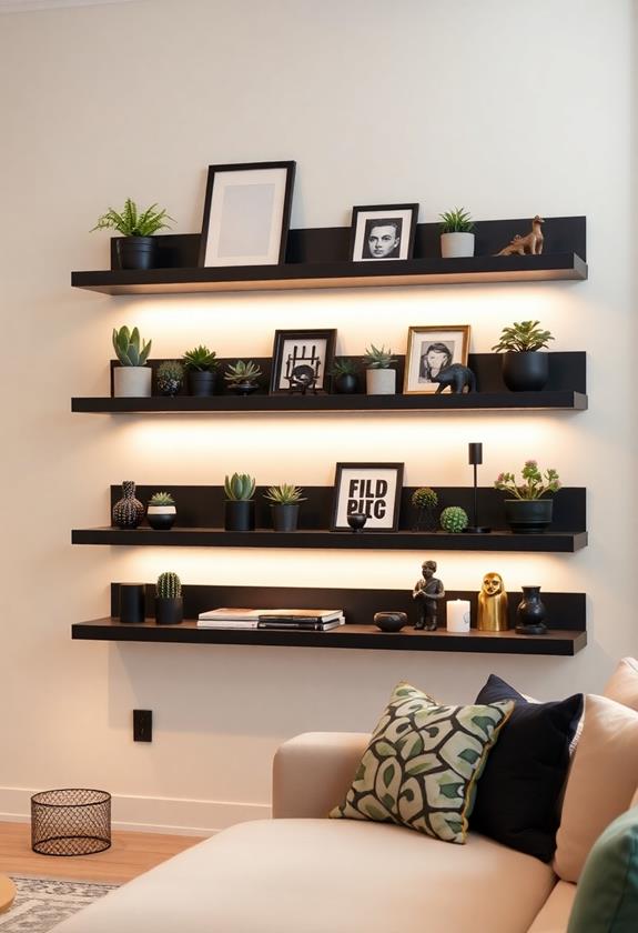stylish wall mounted storage