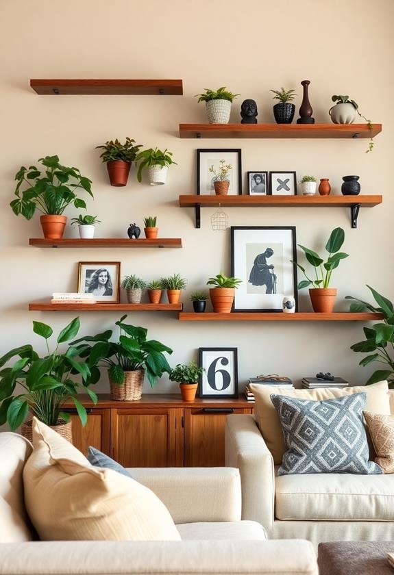 stylish wall storage solution