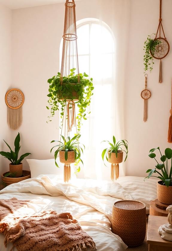 suspended greenery decor ideas