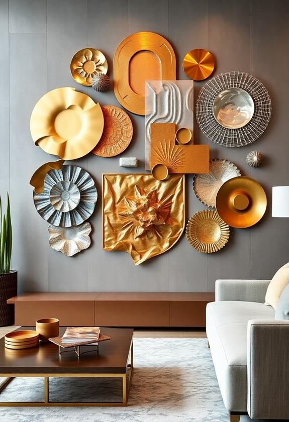 textured artistic wall designs