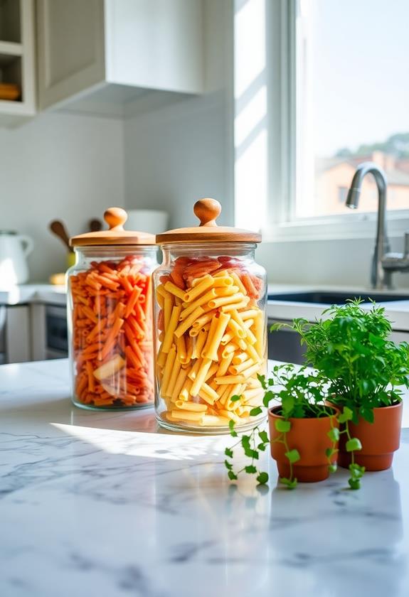 transparent storage containers