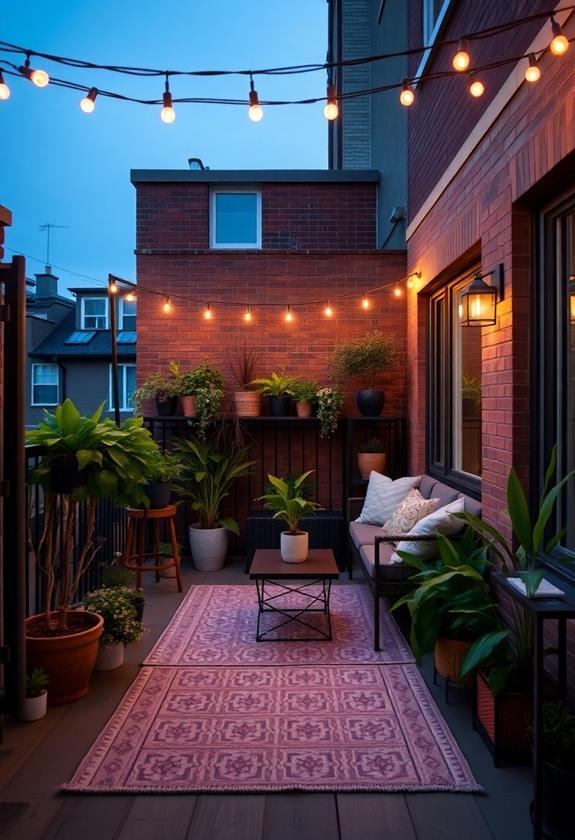 twinkling decorative lighting strings