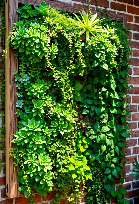 vertical garden installations elevated