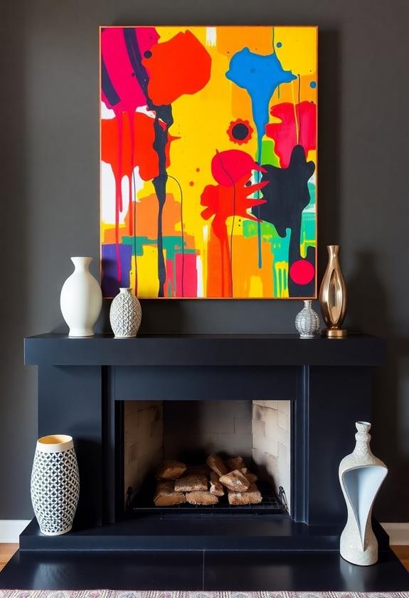 vibrant abstract artistic expression