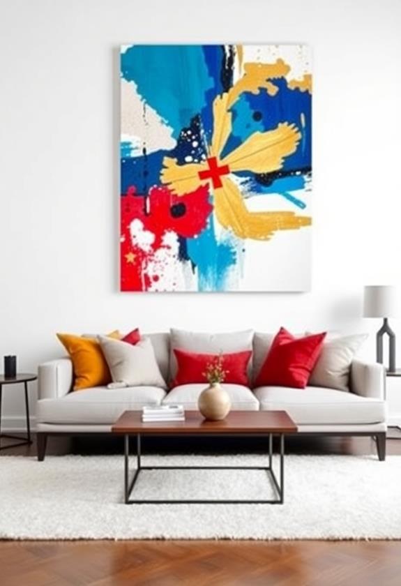 vibrant abstract artworks collection