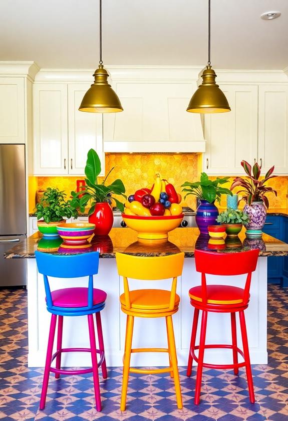 vibrant and eye catching hues