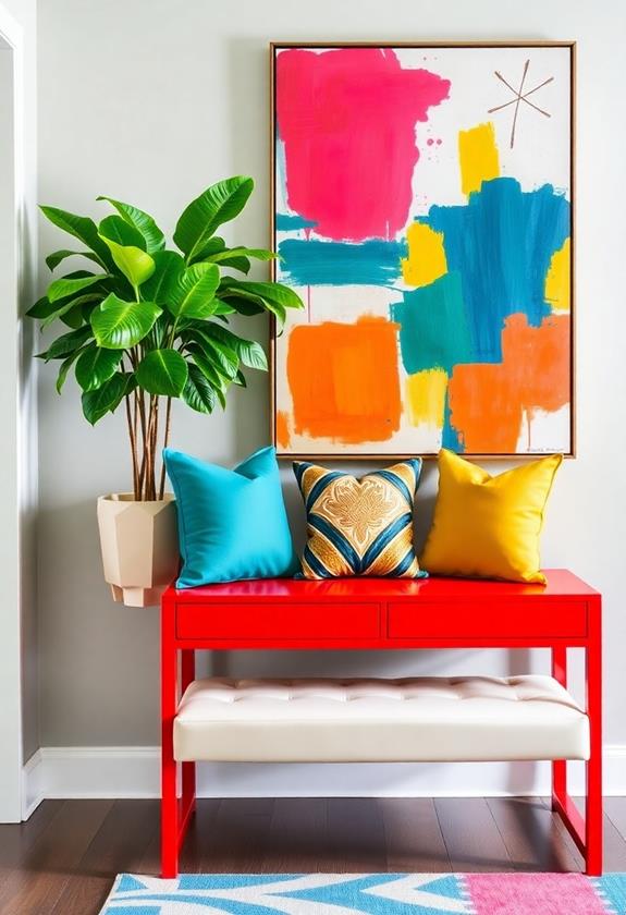 vibrant color highlights