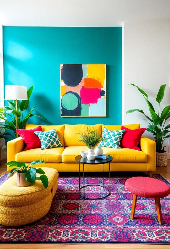 vibrant color integration techniques