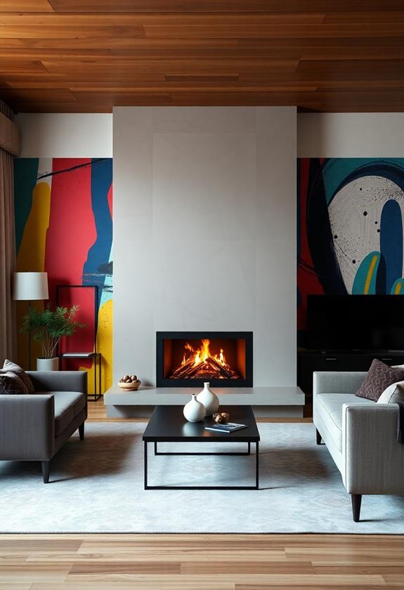 vibrant decorative wall artwork