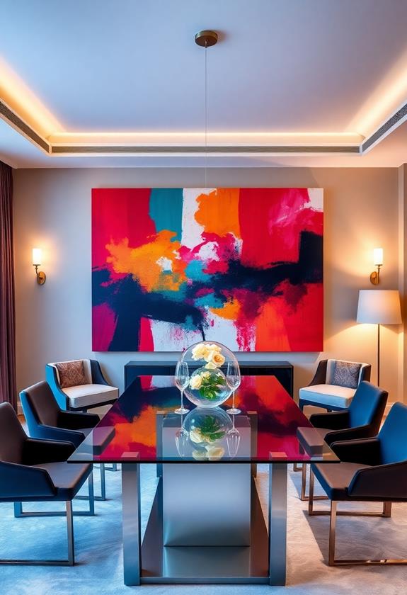 vibrant decorative wall artwork