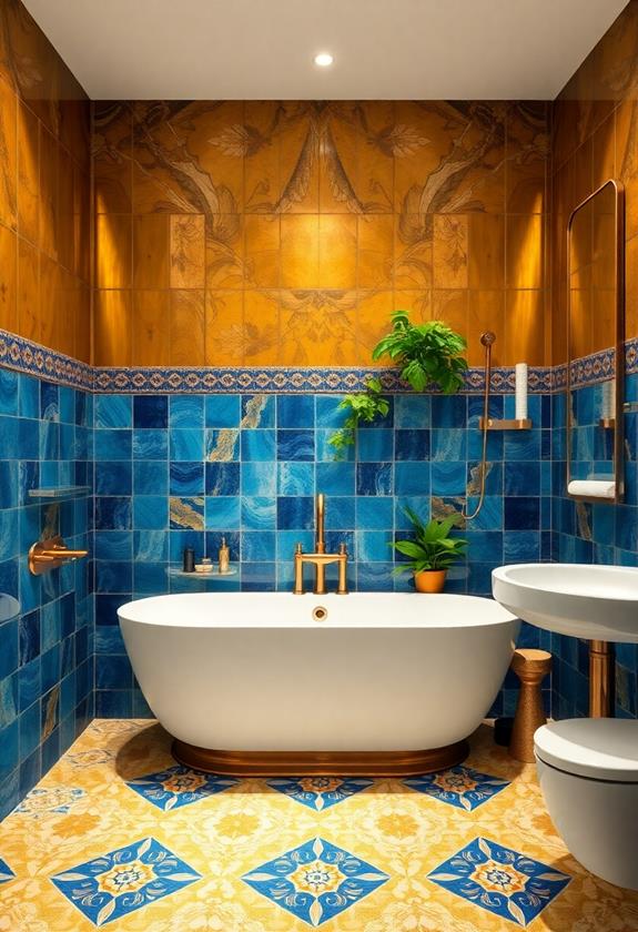 vibrant geometric design choices