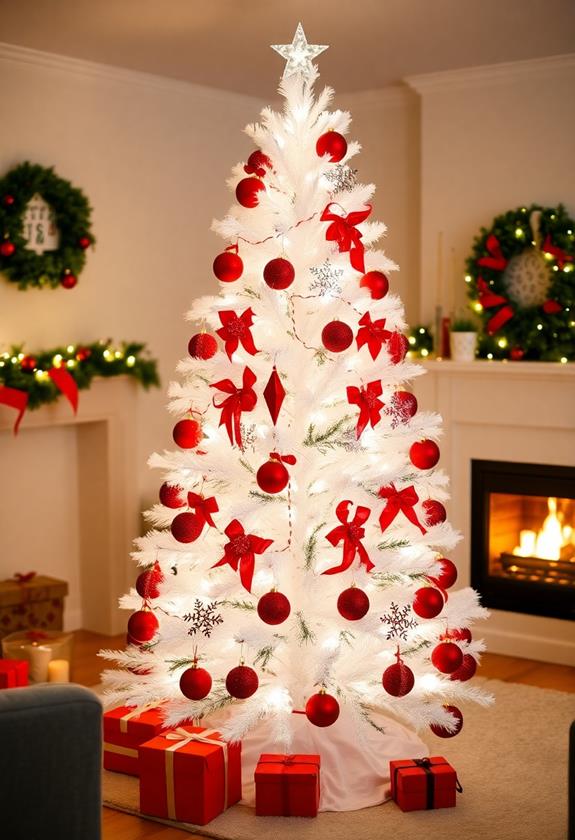 vibrant holiday color accents