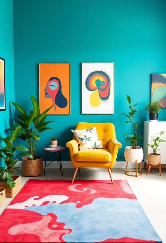 vibrant hue highlights design