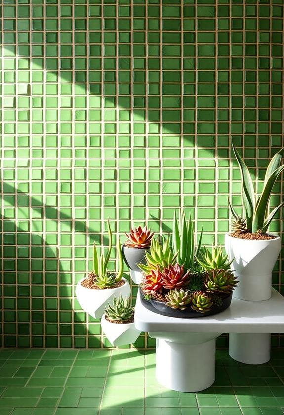 vibrant plant displays