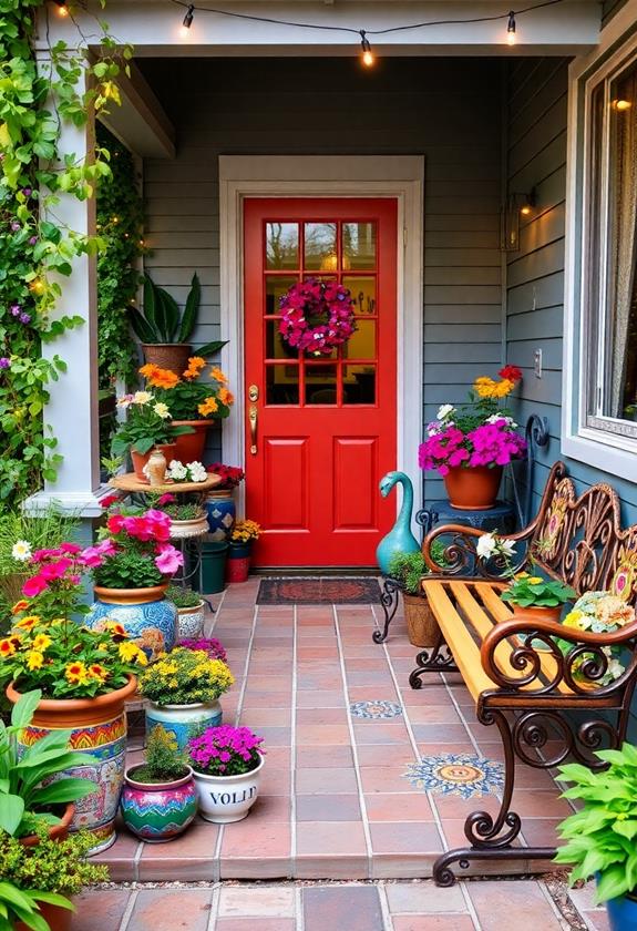 vibrant public art installations