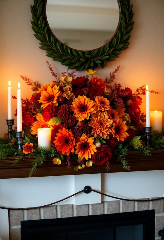 vibrant seasonal floral arrangements