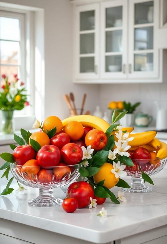 vibrant seasonal produce arrangements