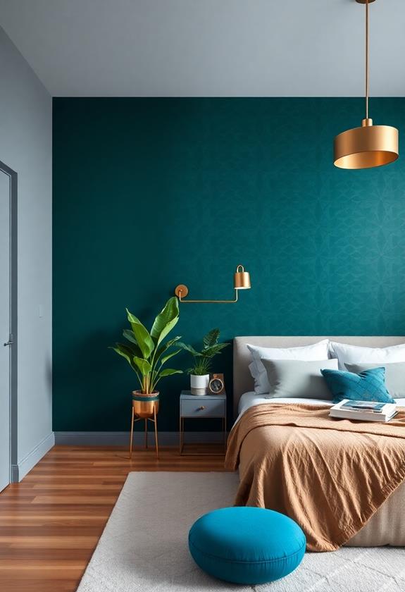 vibrant statement interior design