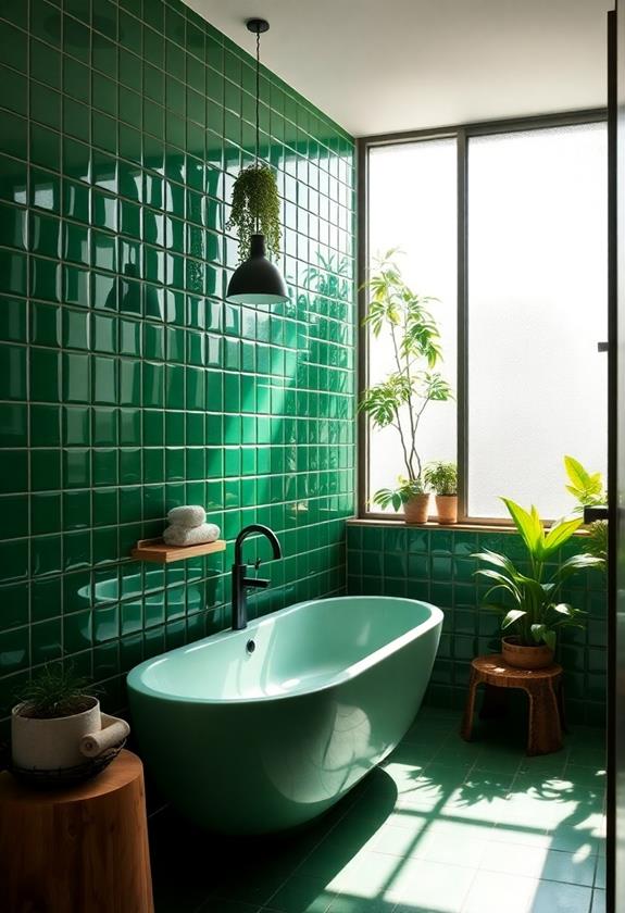 vibrant verdant wall decor