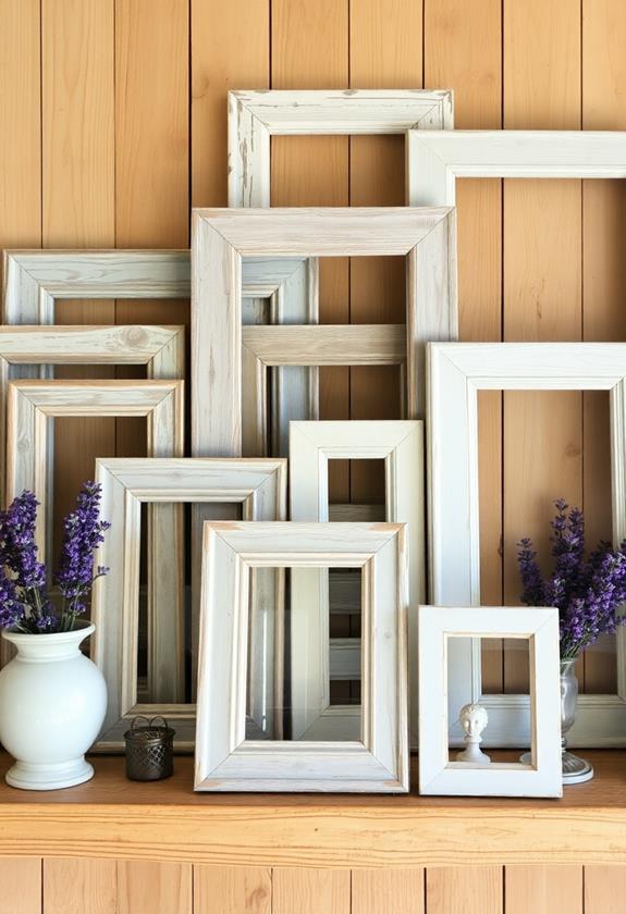 vintage distressed picture frames