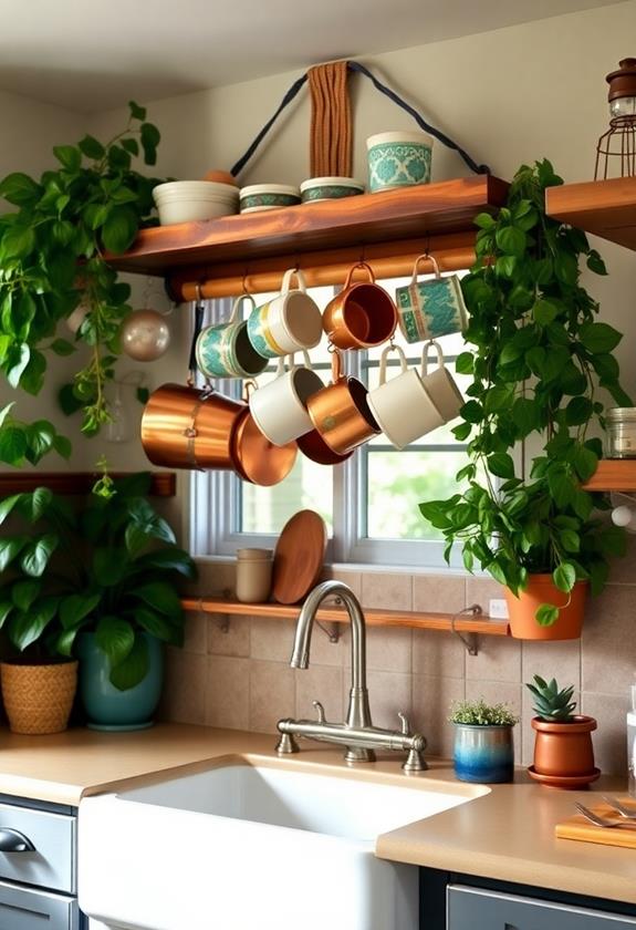 wall mounted kitchen storage