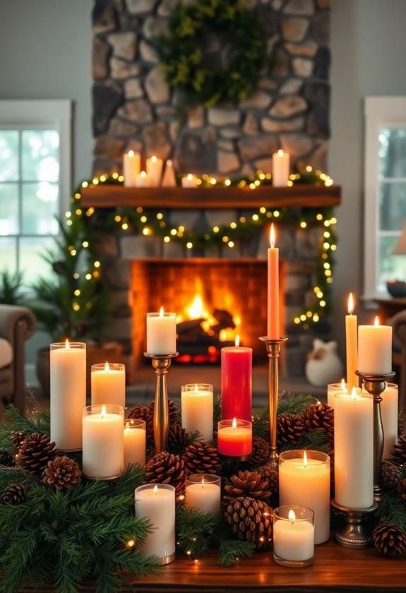 warm ambiance with candles
