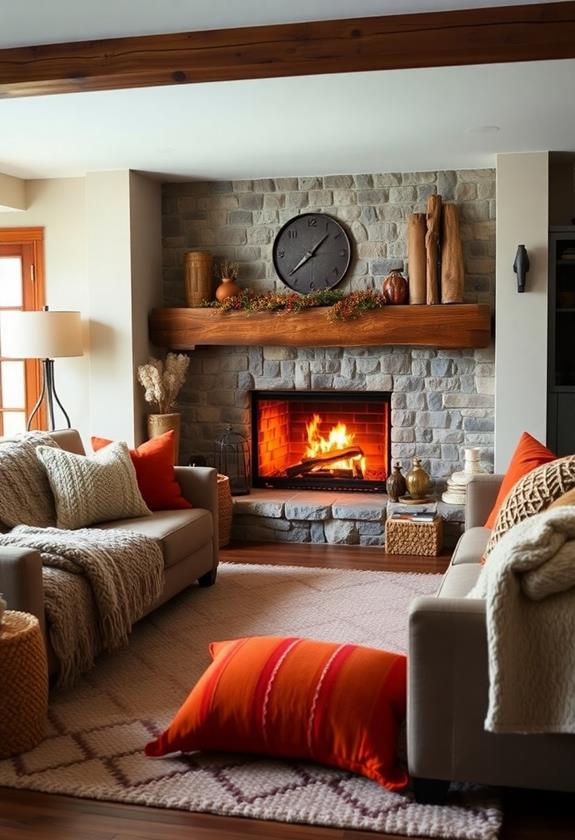 warm and inviting fabrics