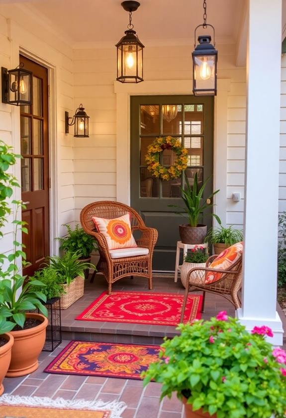 warm greetings at entrance