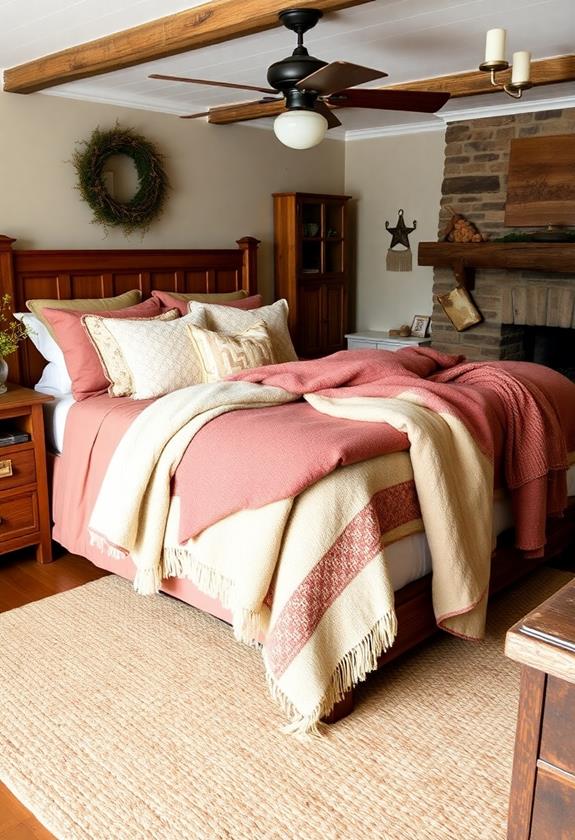 warm soft comfortable fabrics