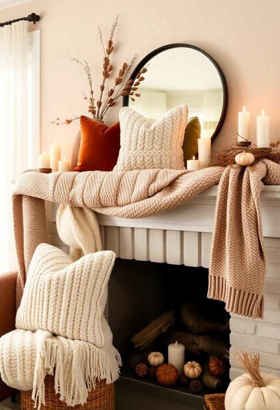 warm soft fabric textiles