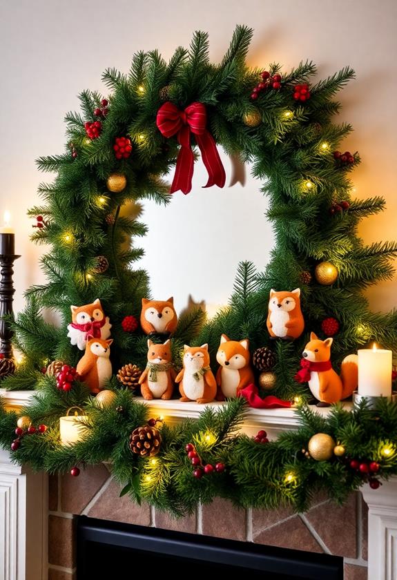 whimsical forest animal friends