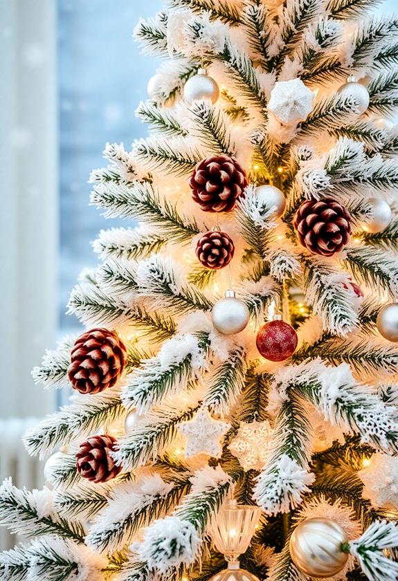 winter s icy pine decorations