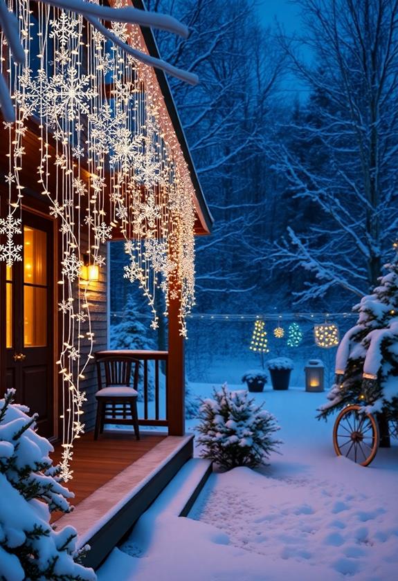winter themed decorative lighting