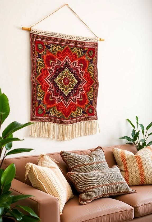 woven decorative wall art