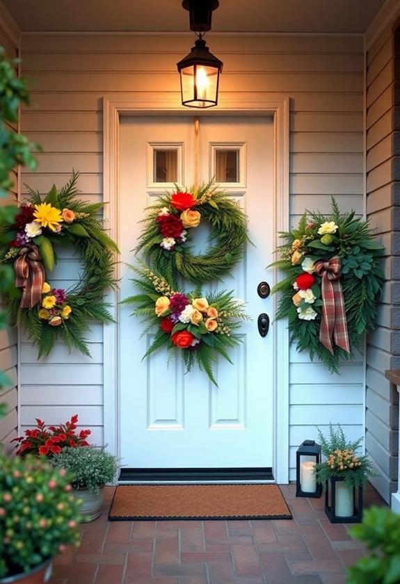 wreaths for seasonal decor