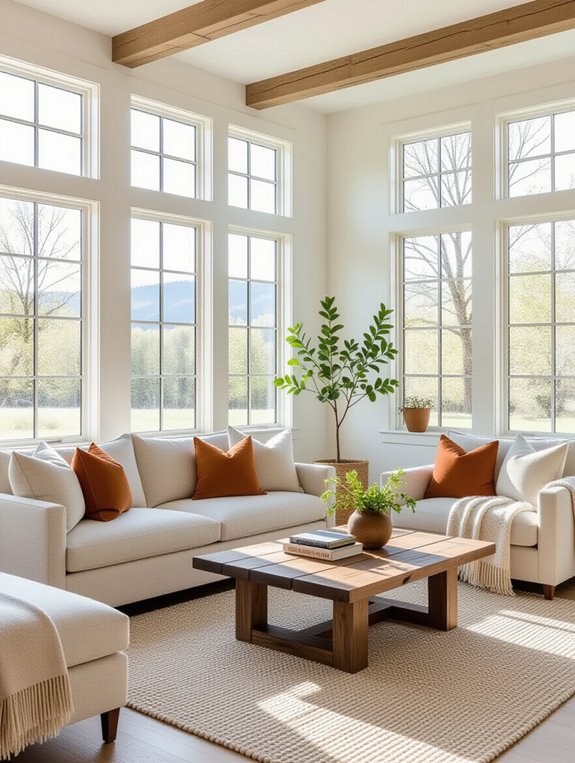 airy open floor plans