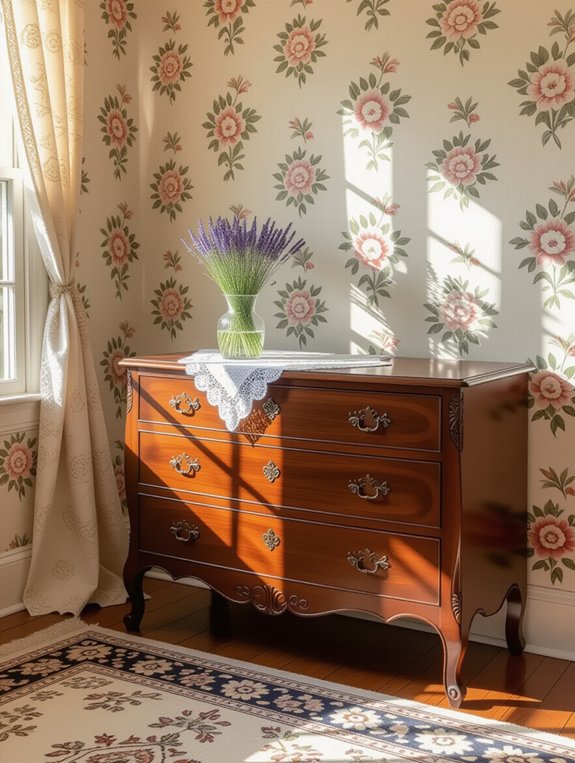 antique dressers enhance decor