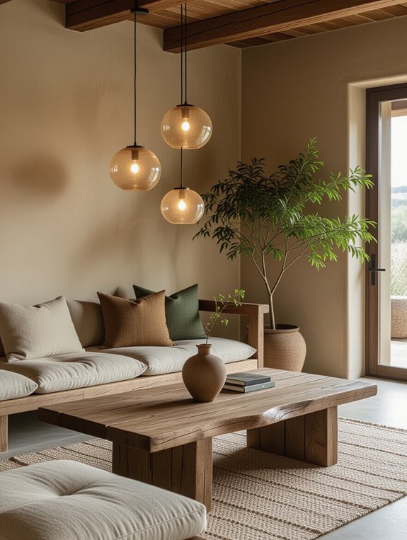 artisanal lighting enhances ambiance