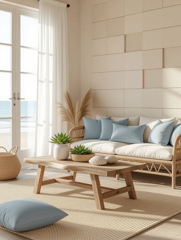 beach inspired color palette