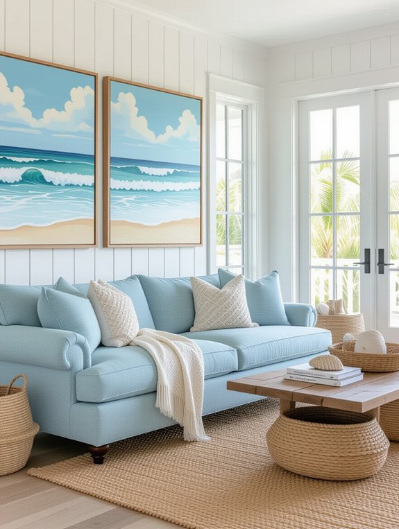 beach themed artwork enhancement