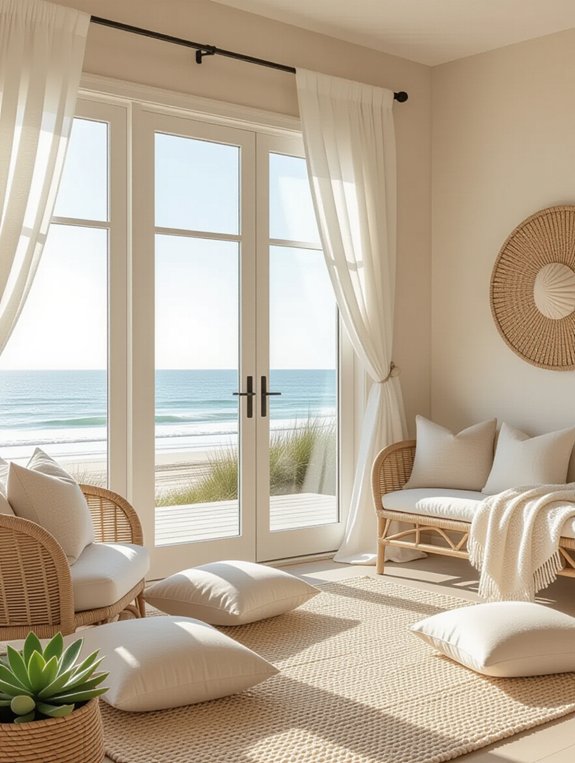 beachy wall treatment ideas