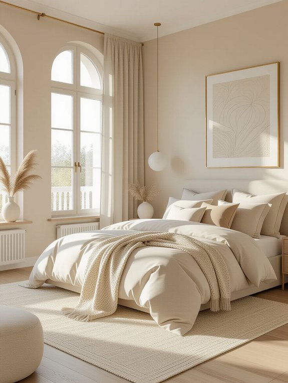 beige textiles and textures