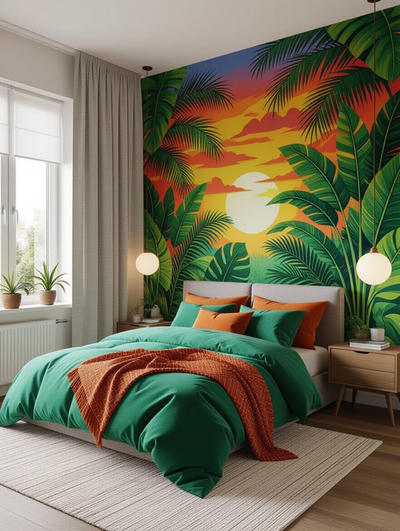 bold artistic mural statement