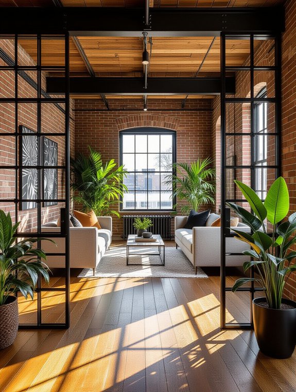 bold industrial metal dividers