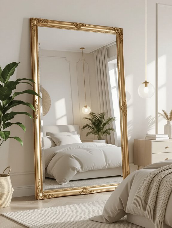 bold oversized mirror statement