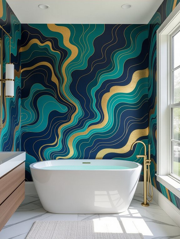 bold shapes vibrant colors